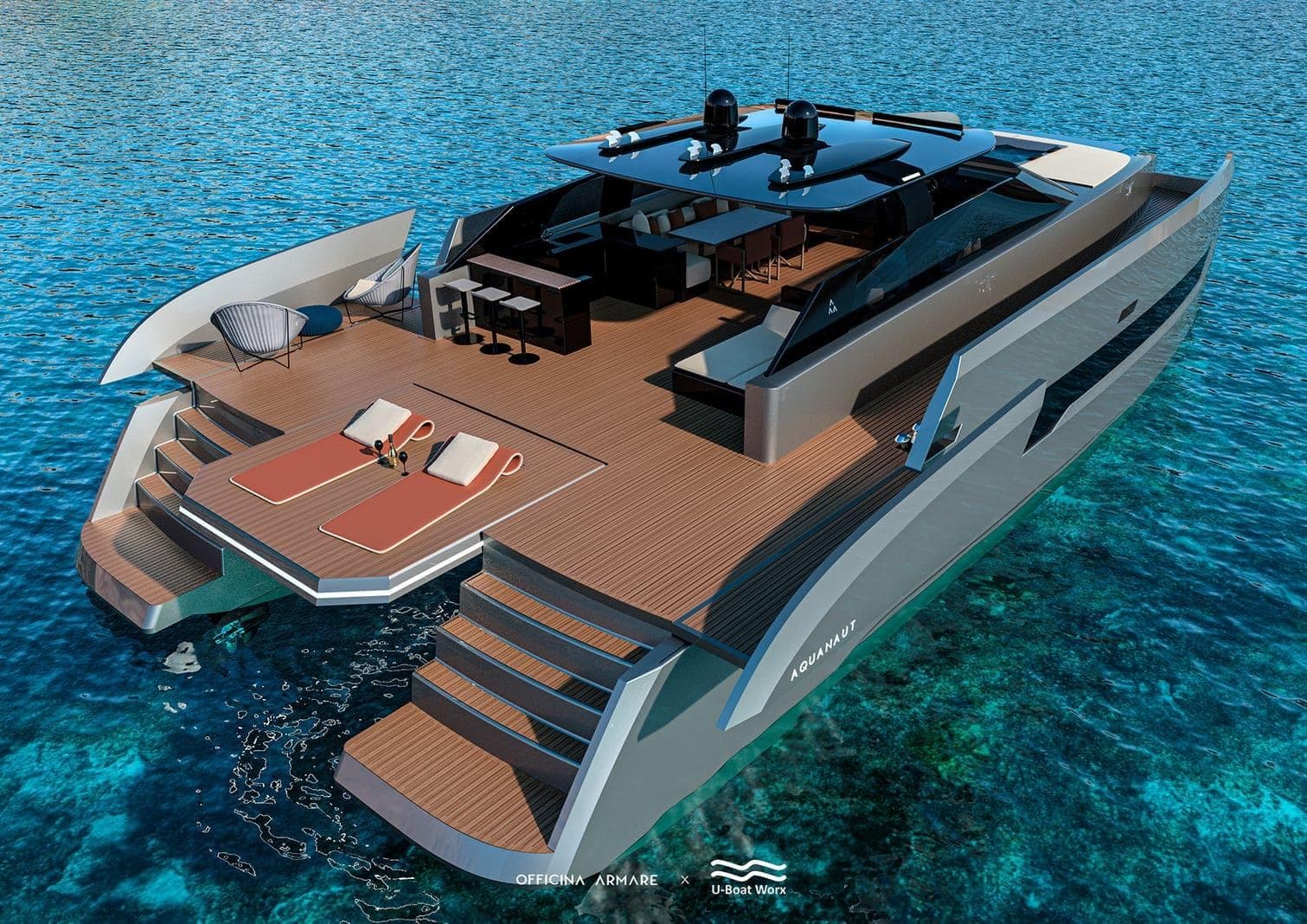 Diese Luxus-Yacht sieht aus wie ein SUV und hat ein eigenes U-Boot