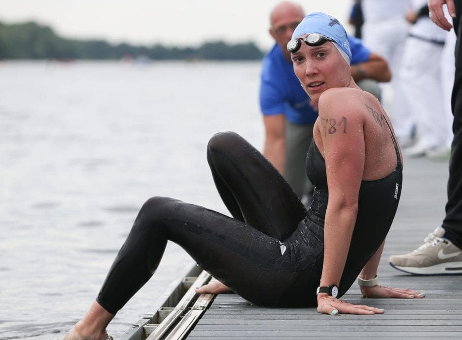 Name: Isabelle Härle 
Beruf: Sportlerin (Schwimmen)
Wann im Playboy: 2016
Foto: Axel Heimken/dpa