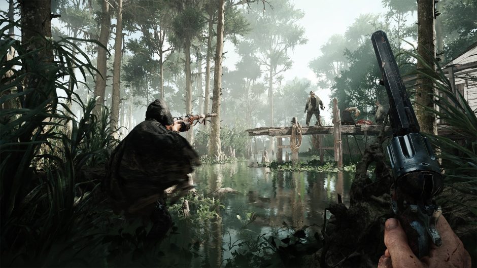 "Hunt: Showdown" lässt den Adrenalinpegel gehörig nach oben schnellen: Der extrem spannende Multiplayer-Shooter gehört zu den Besten des Genres. (Steam-Link) Foto: Crytek