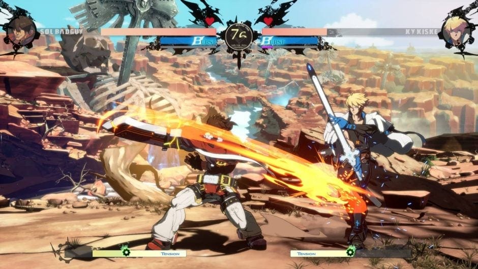 Wer bei den Kämpfen in "Guilty Gear Strive" keine feuchten Hände und großen Augen bekommt, der ist innerlich tot! Foto: Arc System Works