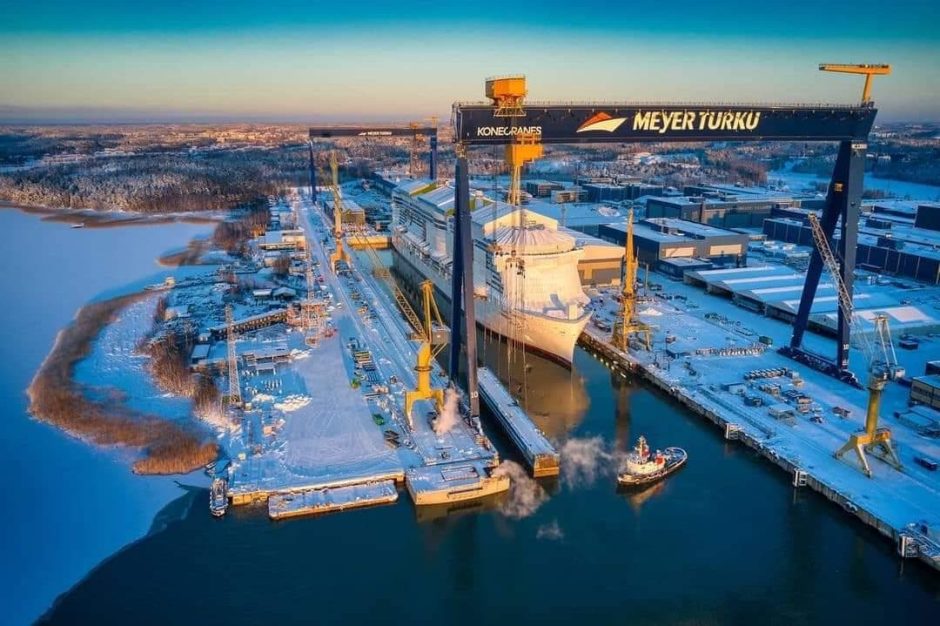 In Turku in Finnland wird die "Costa Toscana" errichtet. Im Mittelmeer soll das Schiff dann in erster Linie seine Heimat finden. Foto: Costa Kreuzfahrten/dpa-tmn