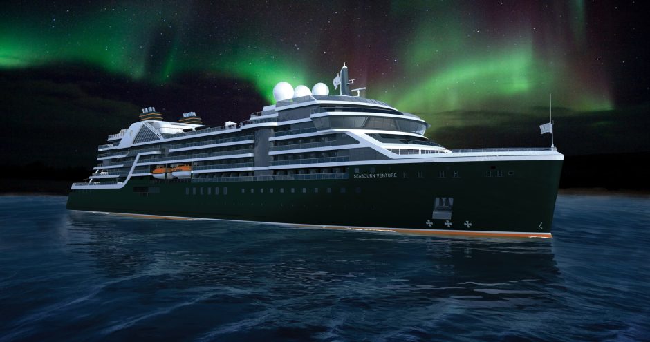 Mit zwei Mini-U-Booten punktet das Kreuzfahrtschiff von Seabourn Cruise Line. Die "Seabourn Venture" wird ab 2022 luxuriöse Expeditionskreuzfahrten unternehmen. Foto: Seabourn/dpa-tmn