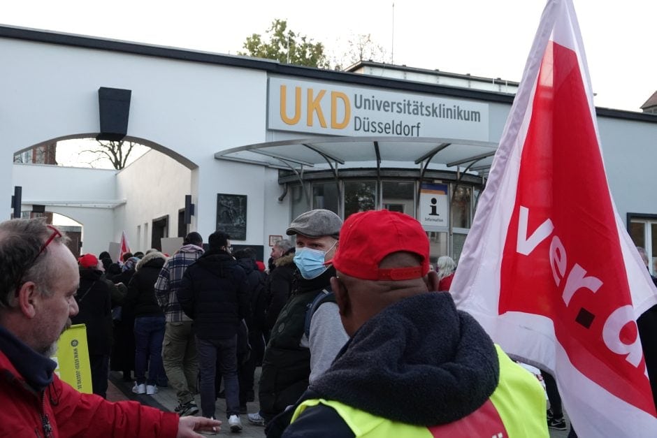 Warnstreik Uniklinik Düsseldorf