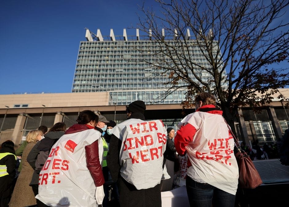 Warnstreiks von Pflegekräften in Köln