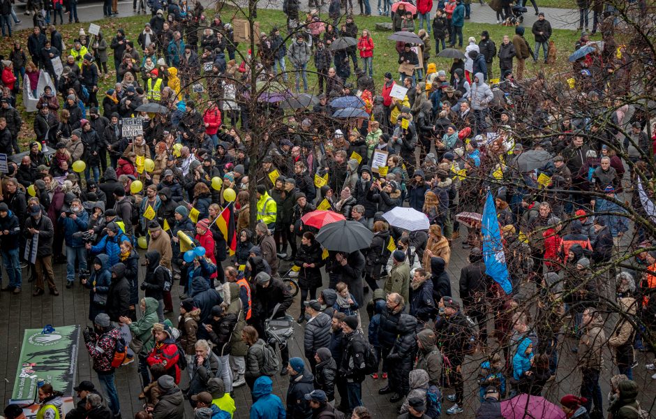 Corona-Demo Düsseldorf 1