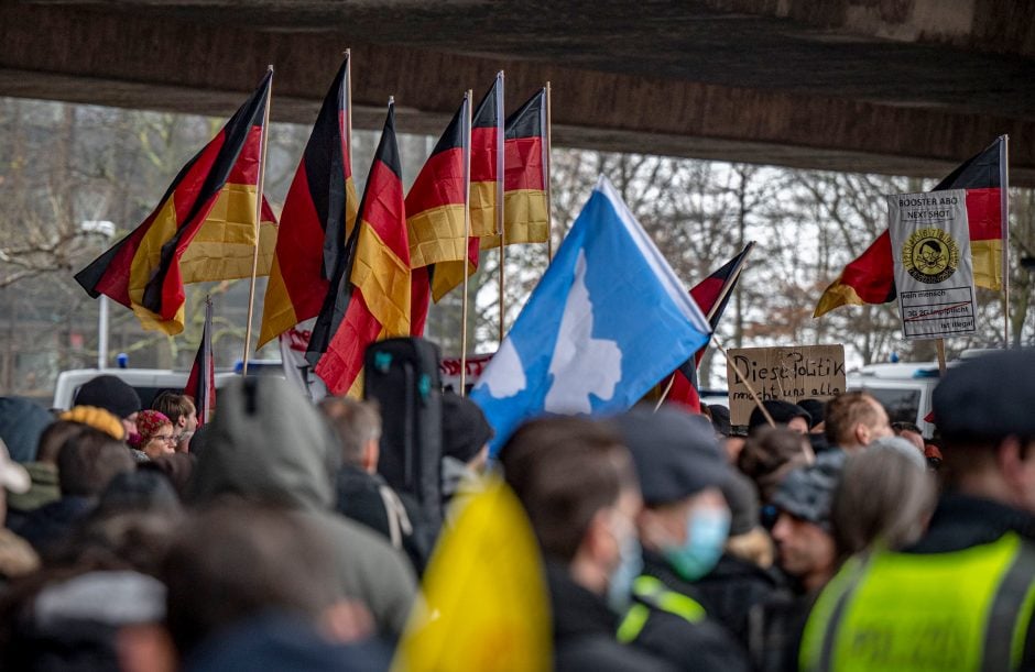 Corona-Demo Düsseldorf 2