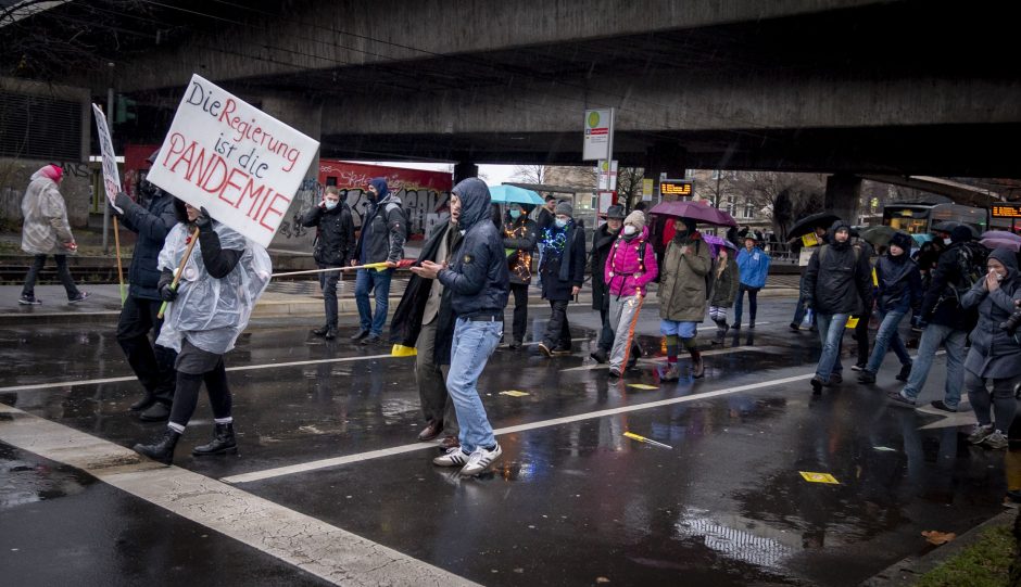 Corona-Demo Düsseldorf 8. Januar 2022 10