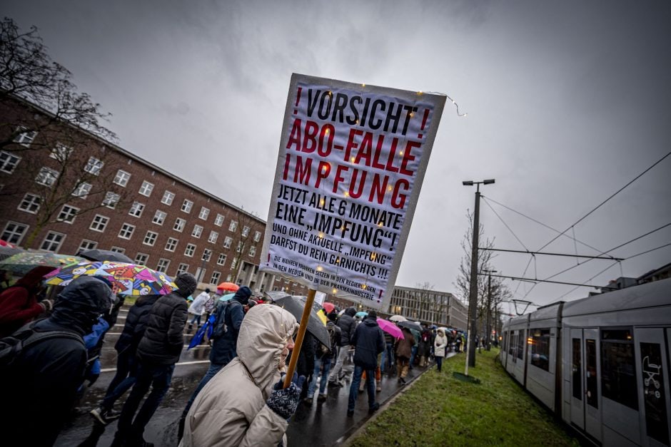 Corona-Demo Düsseldorf 8. Januar 2022 5