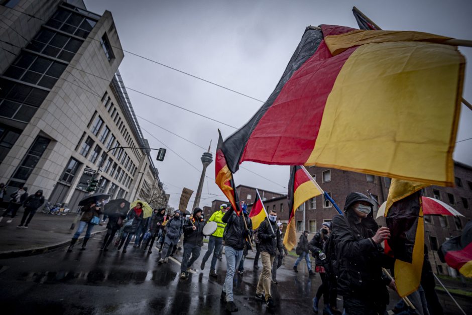 Corona-Demo Düsseldorf 8. Januar 2022 8