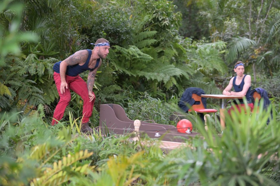 Filip und Manuel bei der Prüfung an Tag 9.