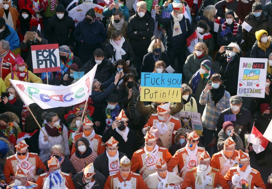 Rosenmontag - Friedensdemonstration in Köln