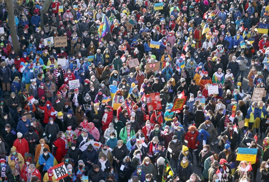 Rosenmontag - Friedensdemonstration in Köln