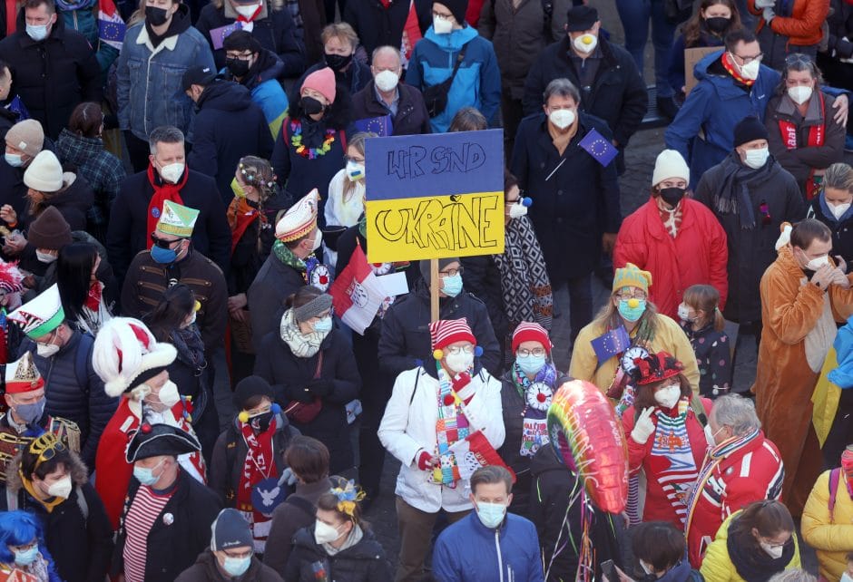 Rosenmontag - Friedensdemonstration in Köln