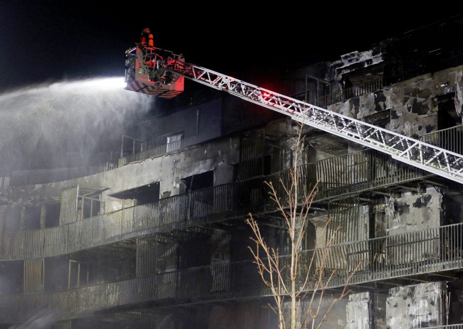 Brand in Wohnblock in Essen