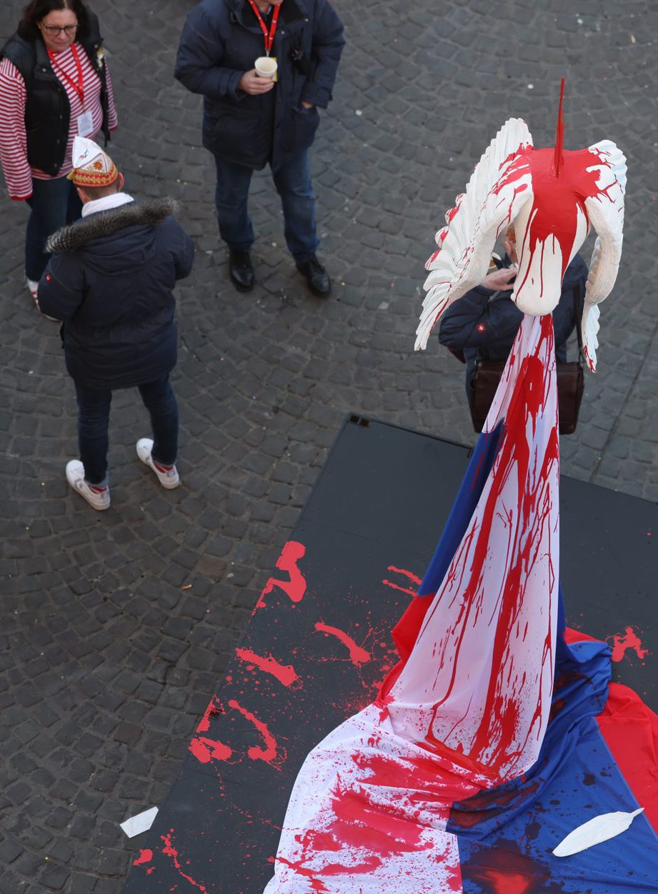 Friedensdemo in Köln.