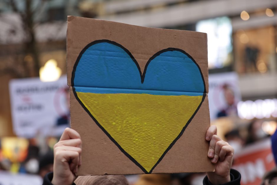 Bildergalerie: Düsseldorfer Demonstration für die Ukraine 24. Februar 2022