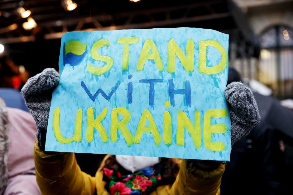 Ukraine-Konflikt - Demo in Düsseldorf