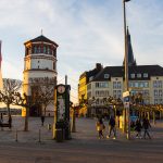 Düsseldorf Burgplatz leicht bewölkt