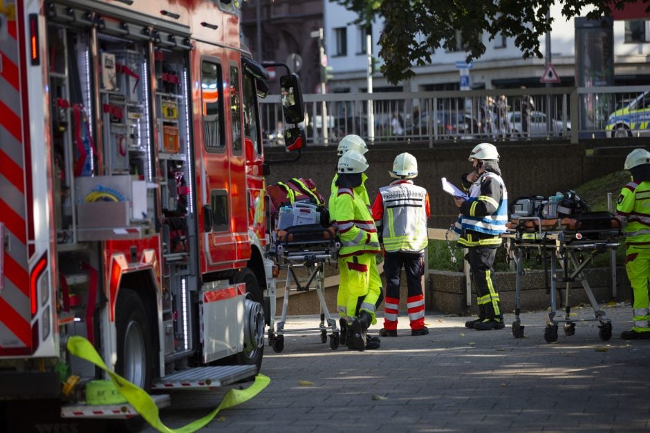 Brand in der U-Bahnstation Ebertplatz in Köln