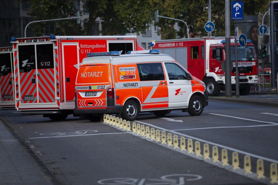 Brand in der U-Bahnstation Ebertplatz in Köln