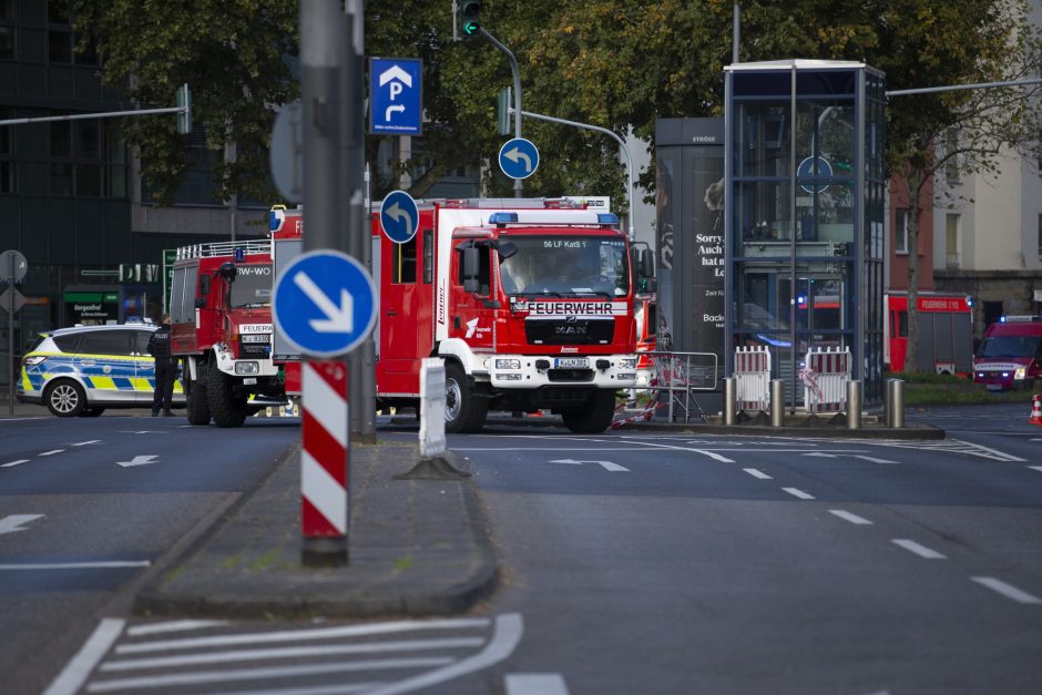 Brand in der U-Bahnstation Ebertplatz in Köln