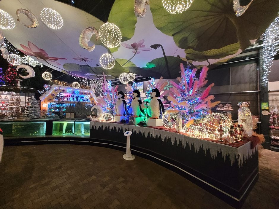 Weihnachten Venlo 2022 Gartencenter Leurs Christmasworld