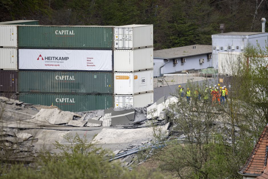 A45-Talbrücke Rahmede gesprengt