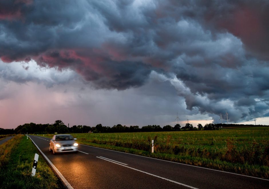 Blitz Gewitter Sommer Wetter