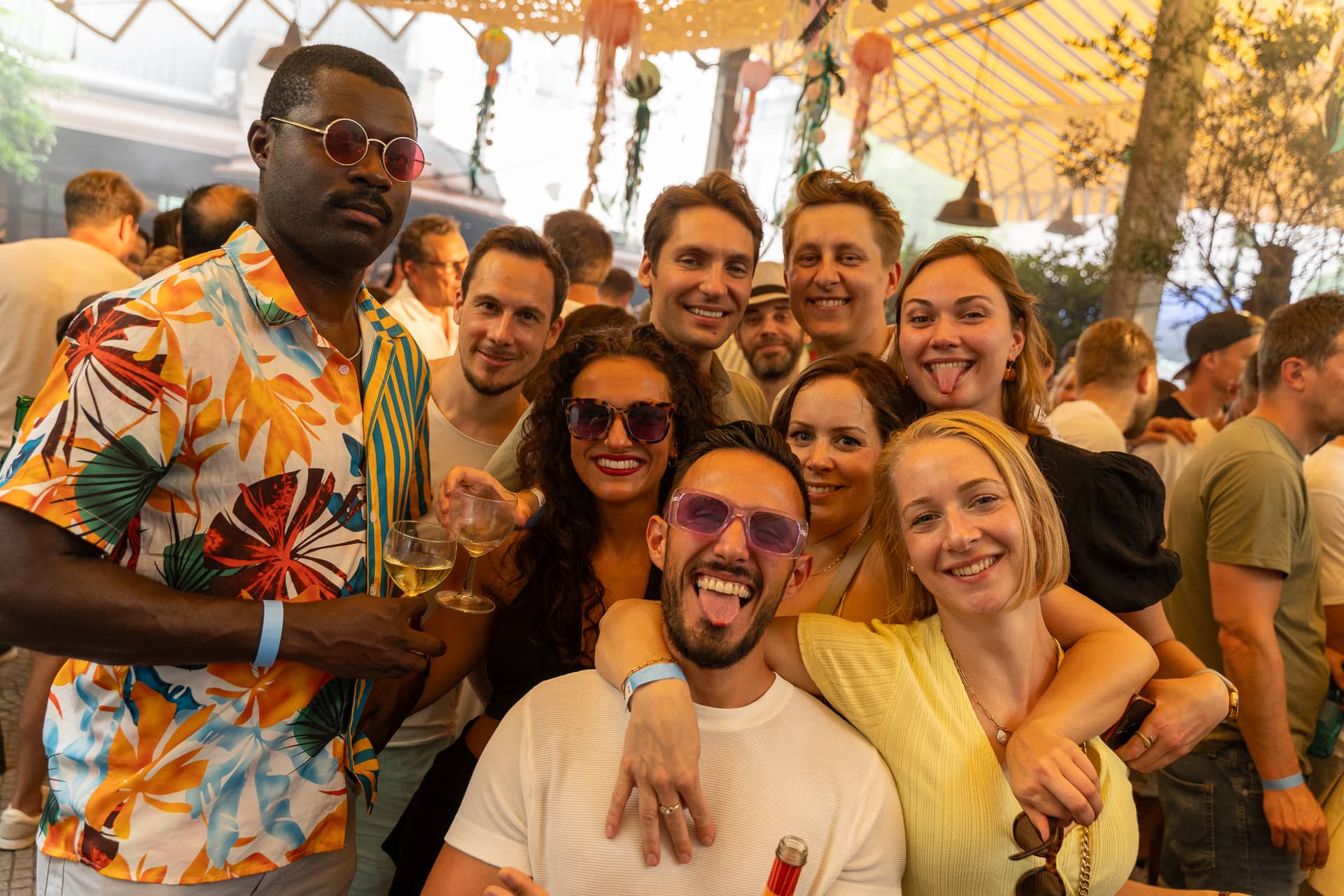 Beste Stimmung, bestes Wetter, beste Strandpiraten: Im Frankenheim Biergarten wurde am Samstag wieder im 