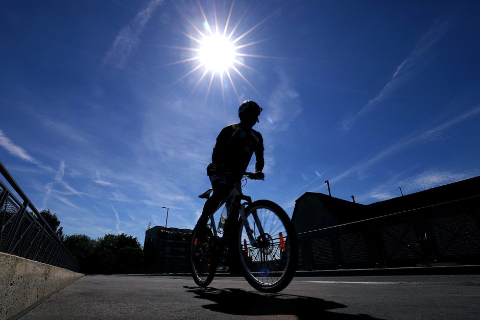 Sonne Wetter Radfahrer