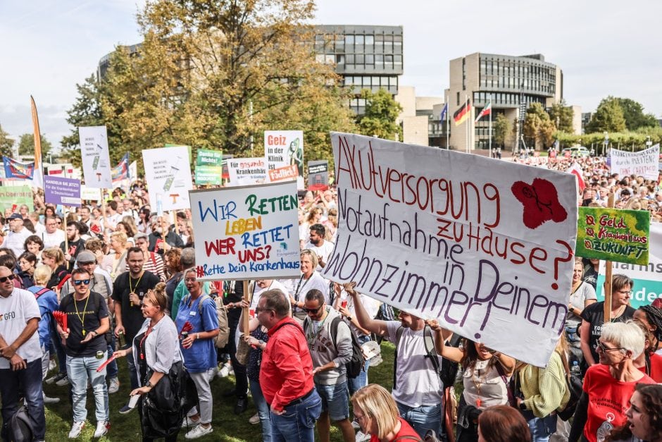 Bundesweiter Protesttag Krankenhausgesellschaft