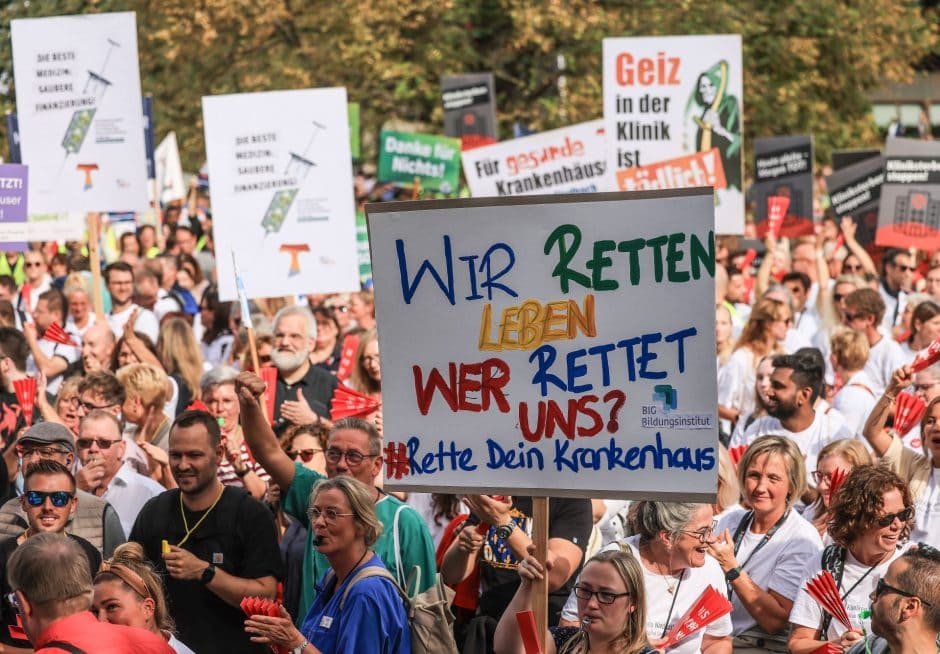 Bundesweiter Protesttag Krankenhausgesellschaft