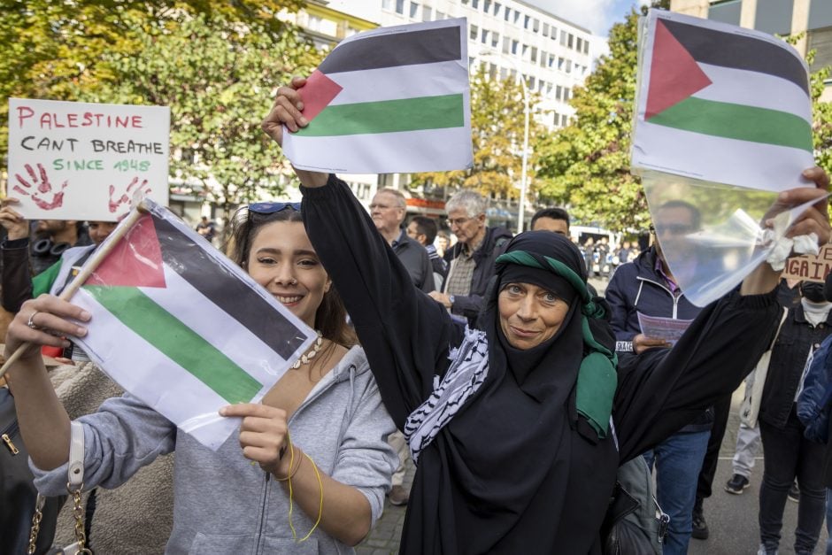 Nahostkonflikt – Pro-Palästina-Demonstration in Düsseldorf