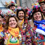 Auftakt Karneval in Düsseldorf am Marktplatz vor dem Rathaus am 11.11.2023