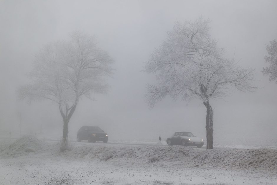 Winterwetter im Sauerland Wetter Schnee Nebel