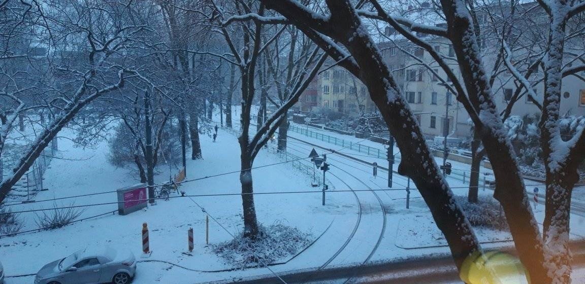 Wetter Düsseldorf Winter Schnee Januar 2024