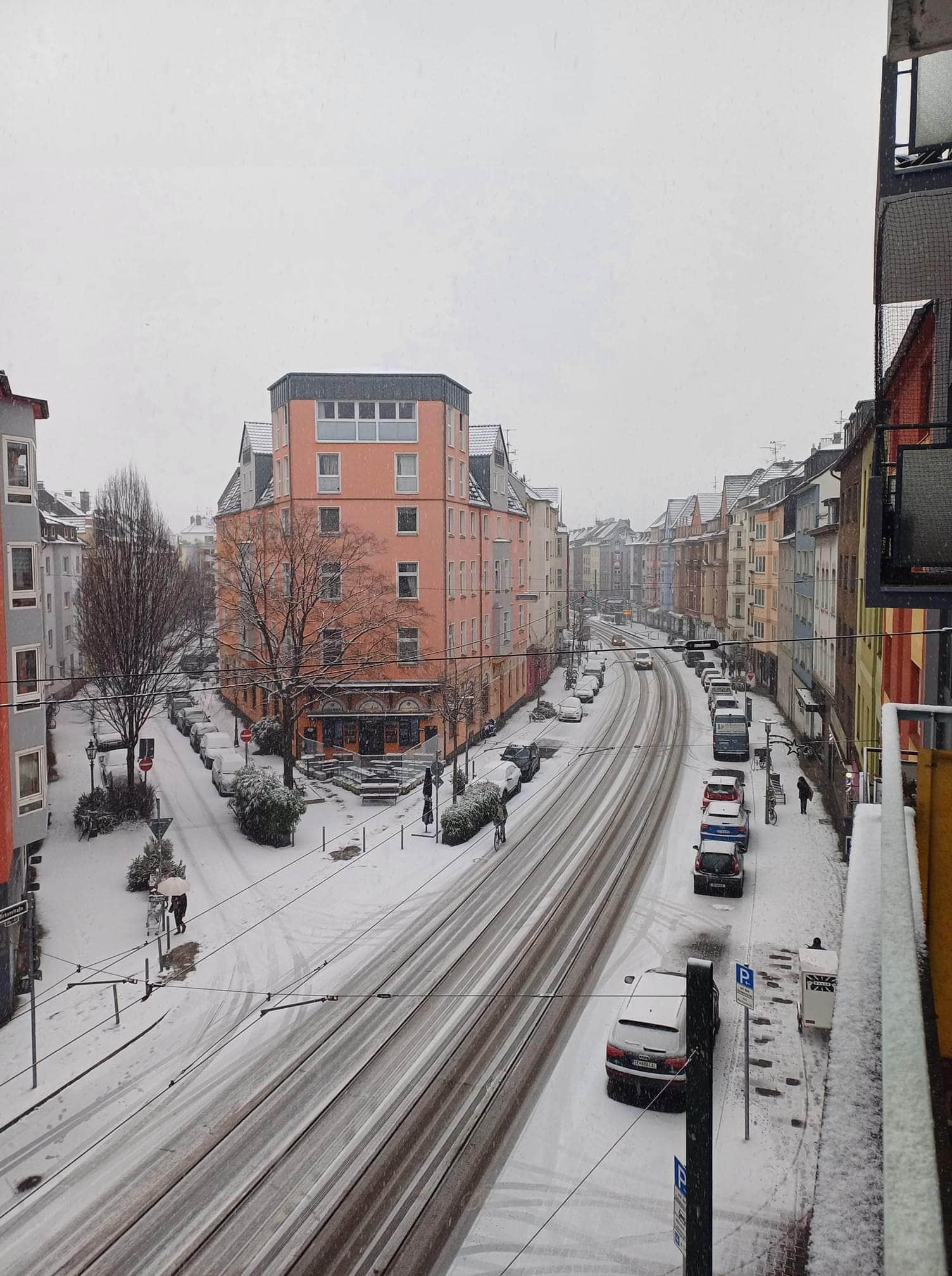 Wetter Düsseldorf Winter Schnee Januar 2024