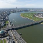 Düsseldorf Rheinwiese Tonhalle Panorama