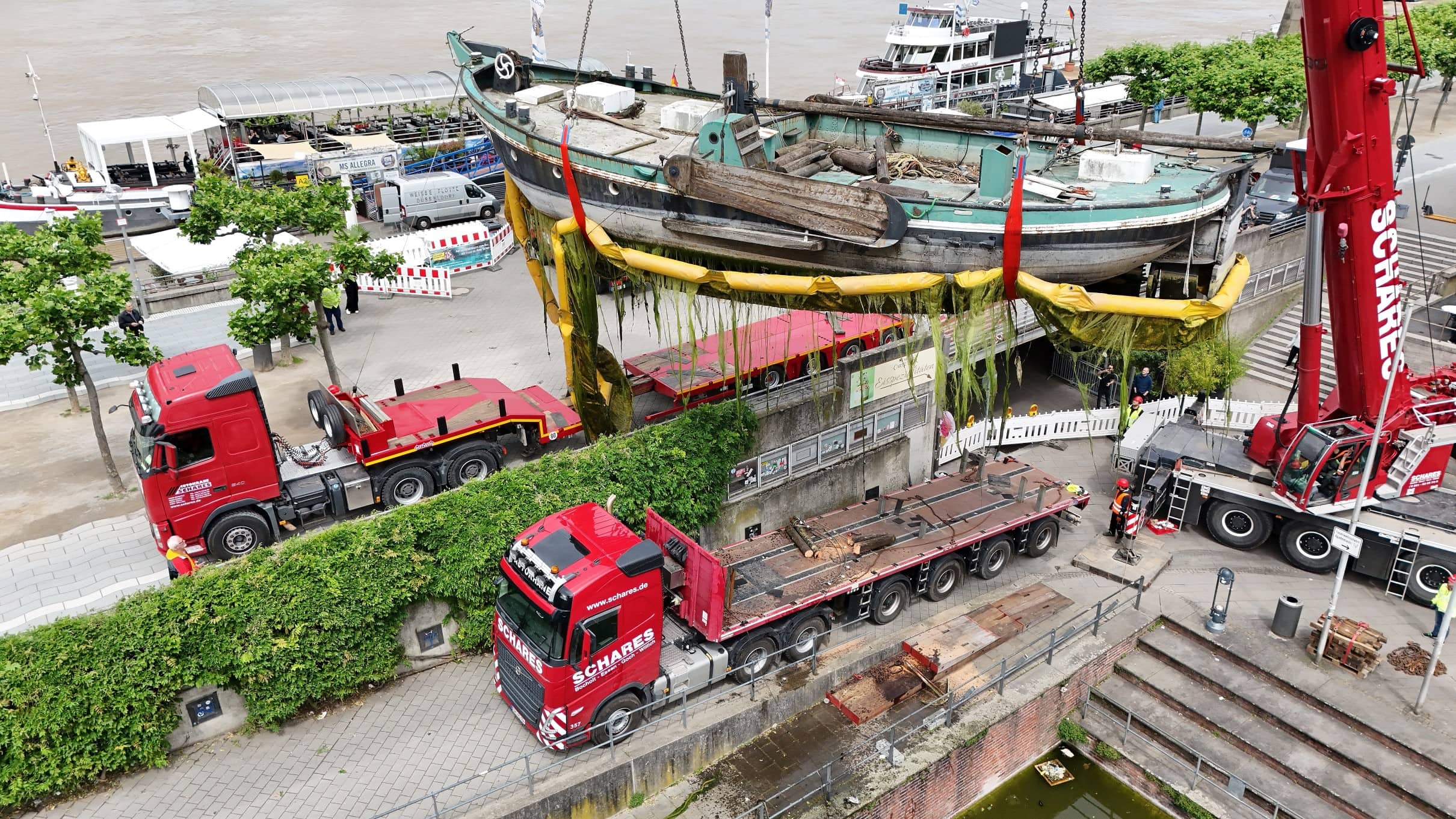 Alter Hafen Düsseldorf Aalschokker