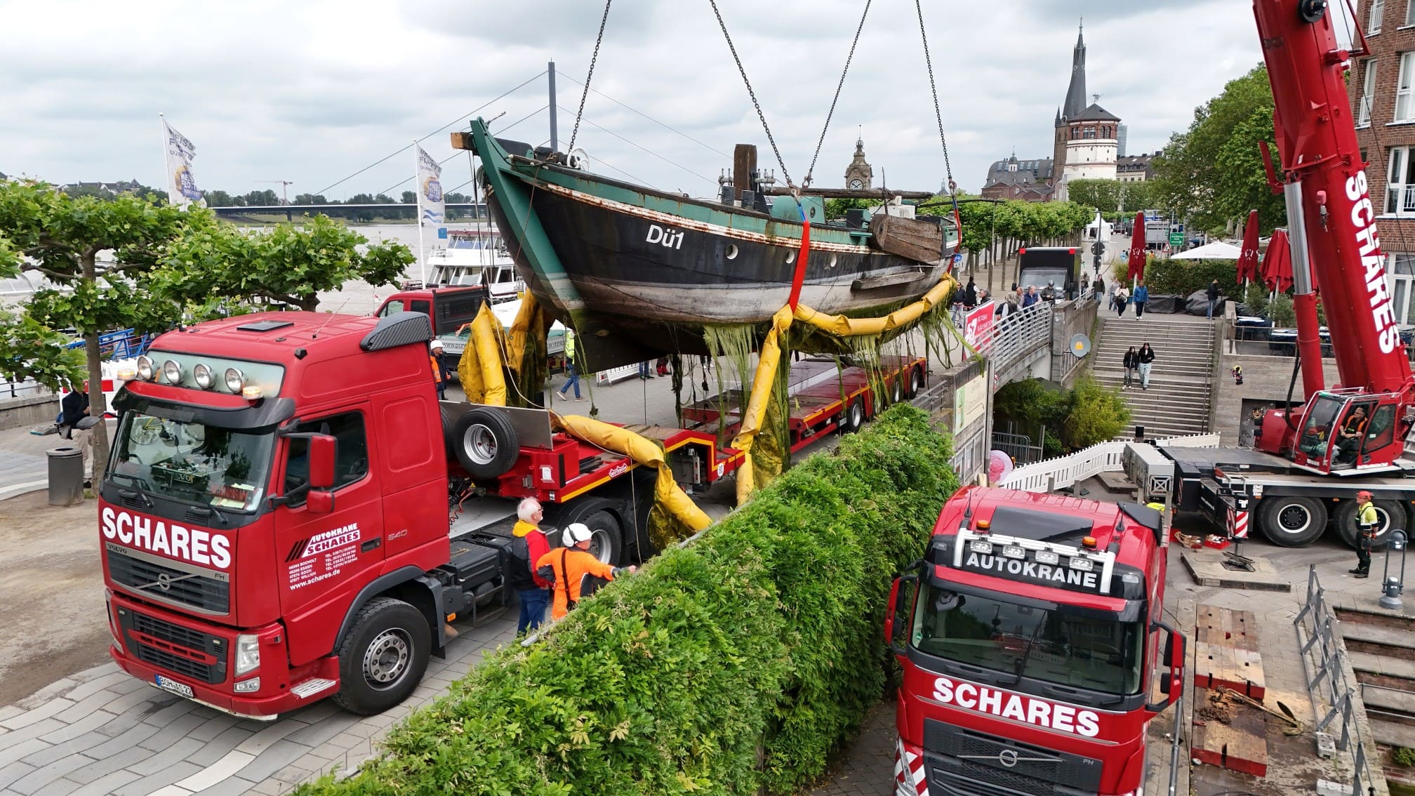 Alter Hafen Düsseldorf Aalschokker