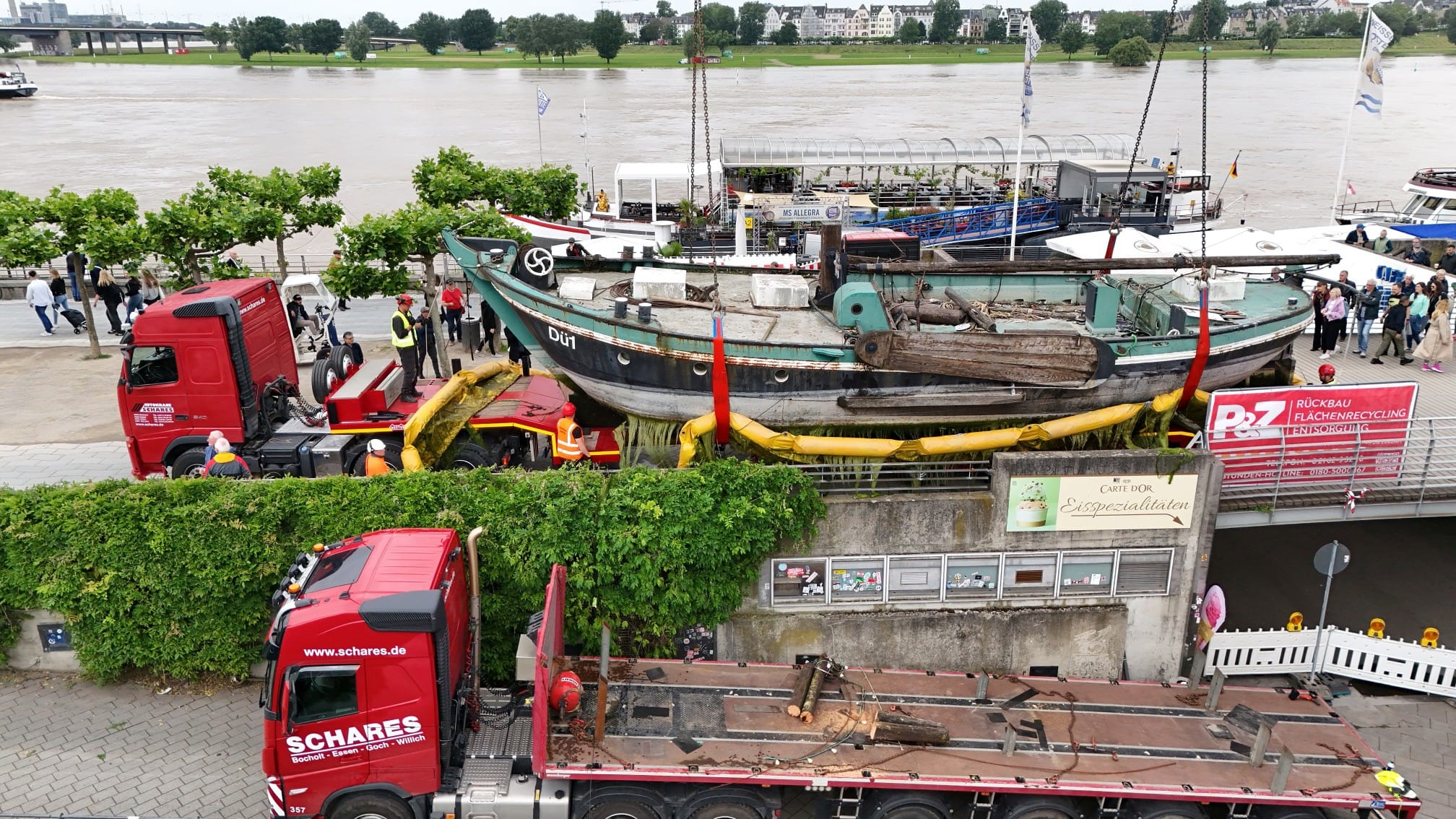 Alter Hafen Düsseldorf Aalschokker