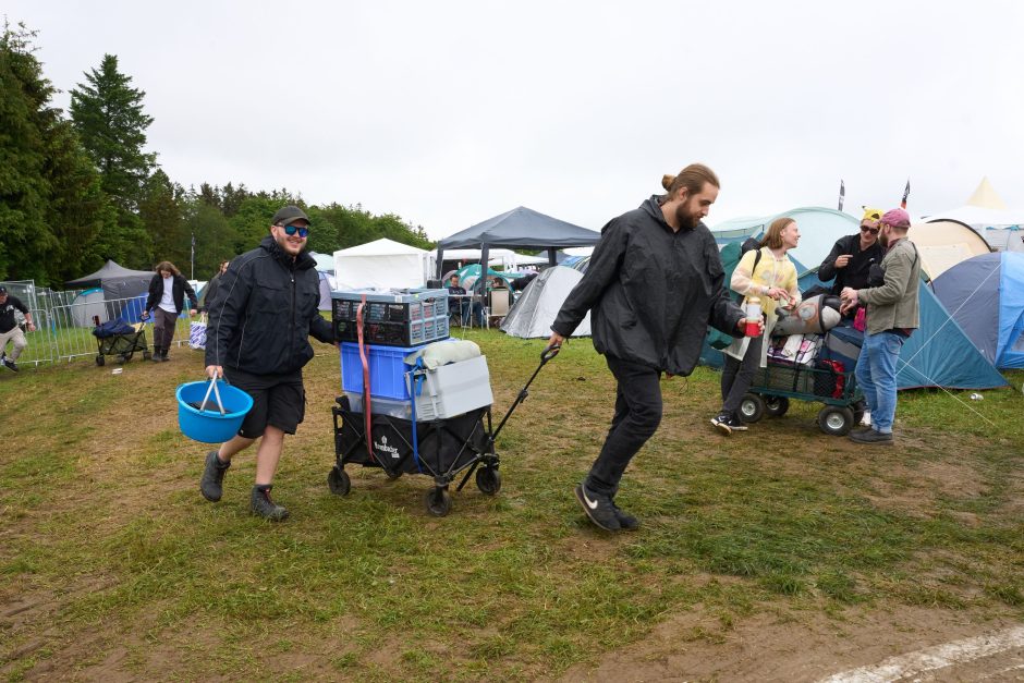 Aufbau Rock am Ring 2024