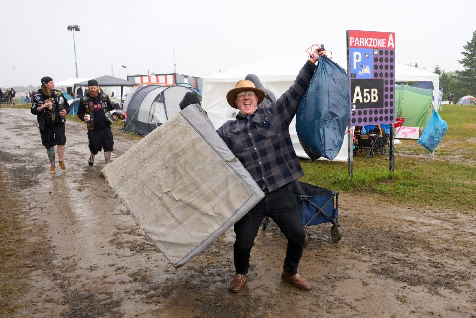 Aufbau Rock am Ring 2024