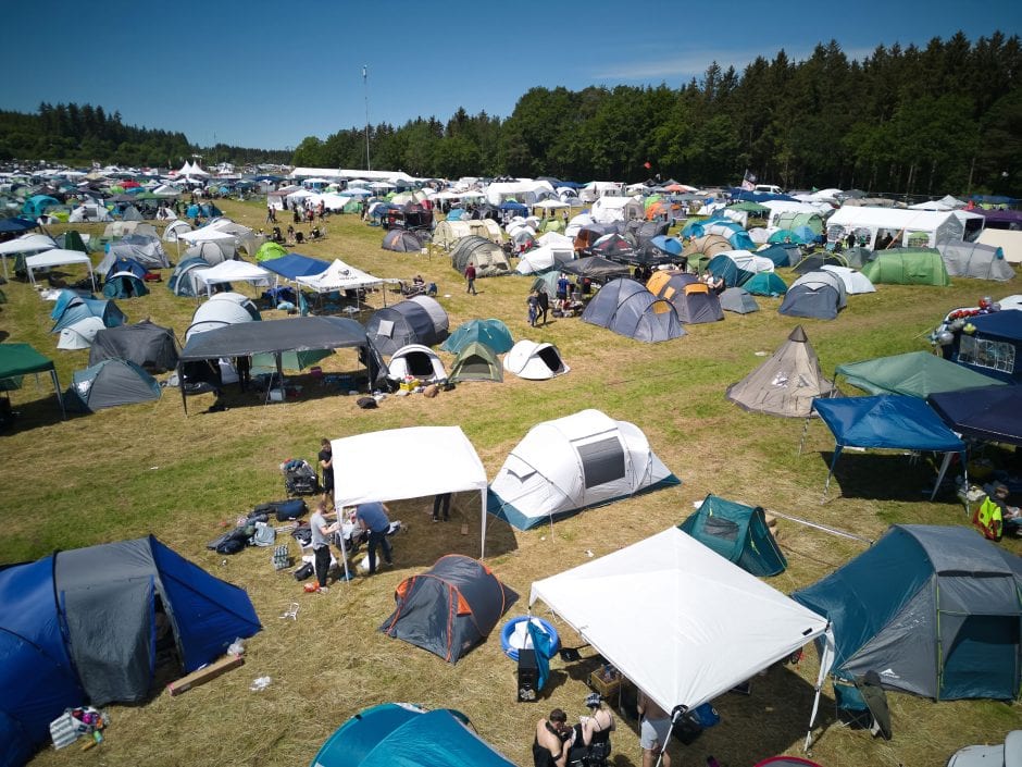 Aufbau Rock am Ring 2024