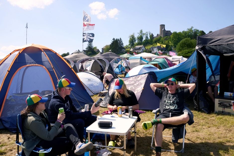 Aufbau Rock am Ring 2024