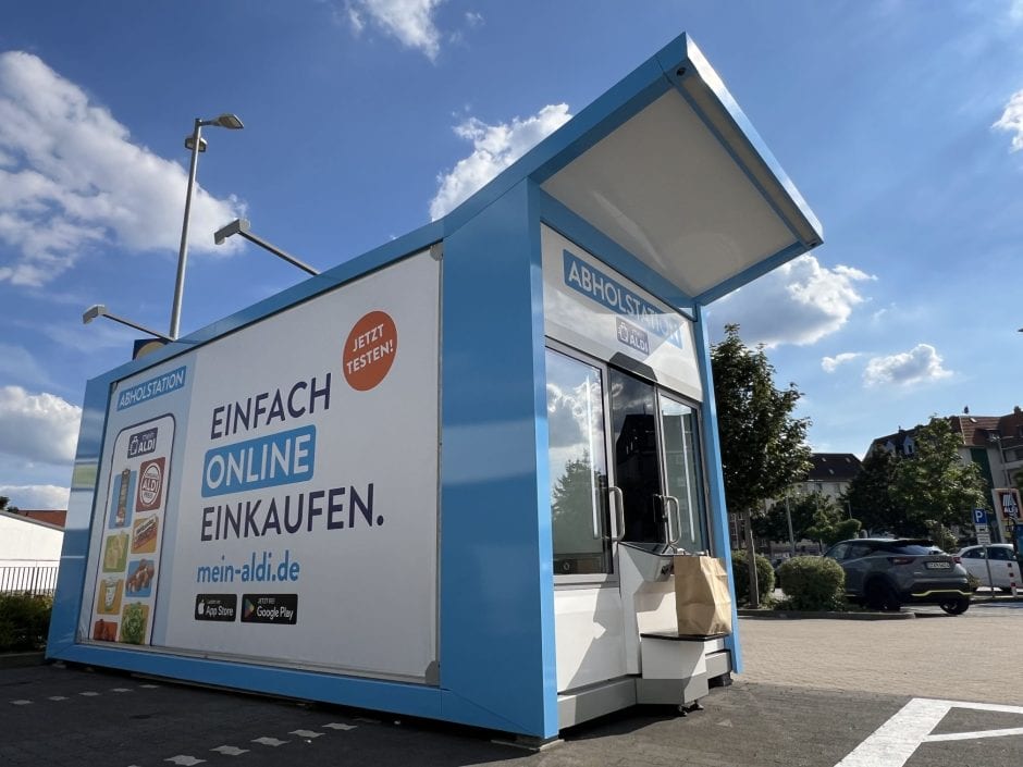 "Click & Collect"-Abholautomat von Aldi Süd