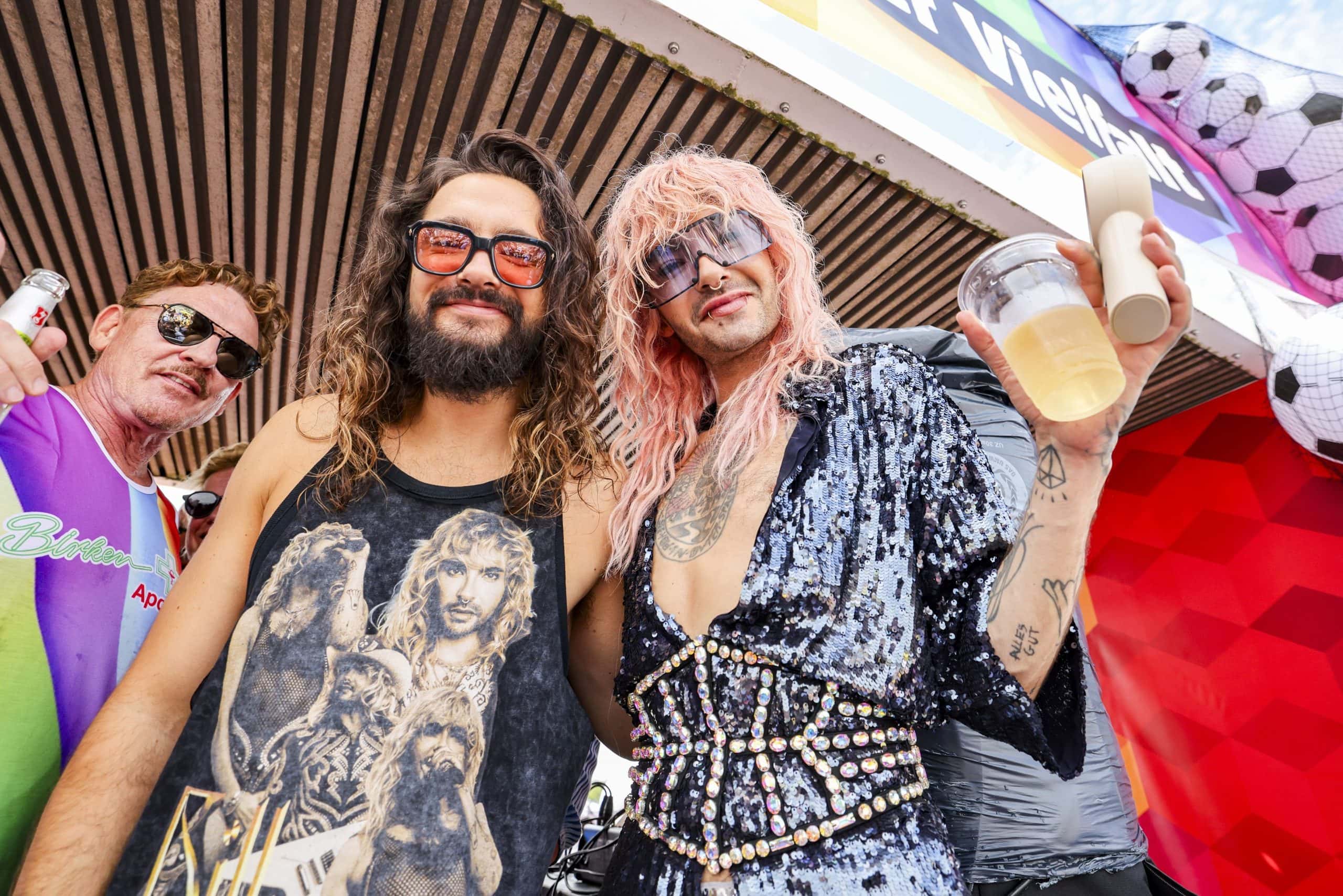 Bill und Tom Kaulitz beim CSD 2024 in Köln: So bunt präsentiert sich die Domstadt am Sonntag