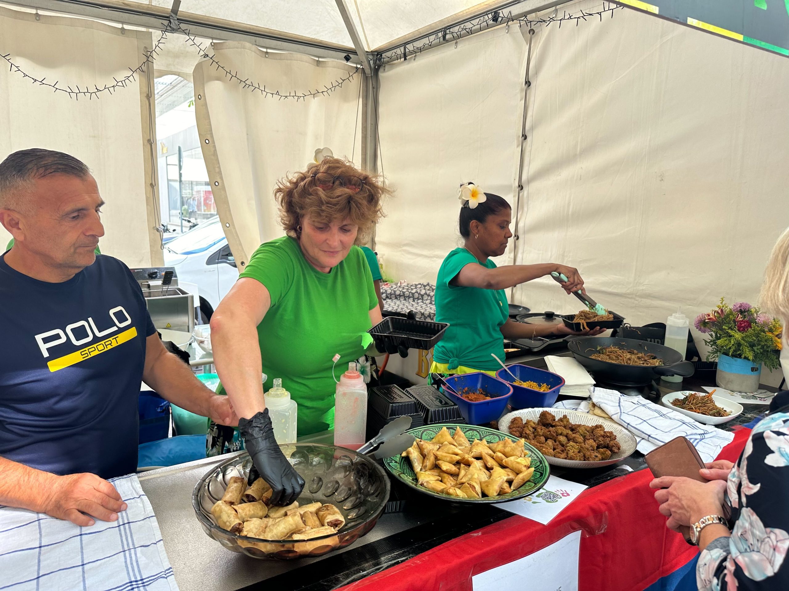 Street Food aus Mauritius. 