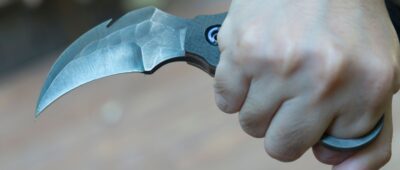 Karambit Messer Blaulicht