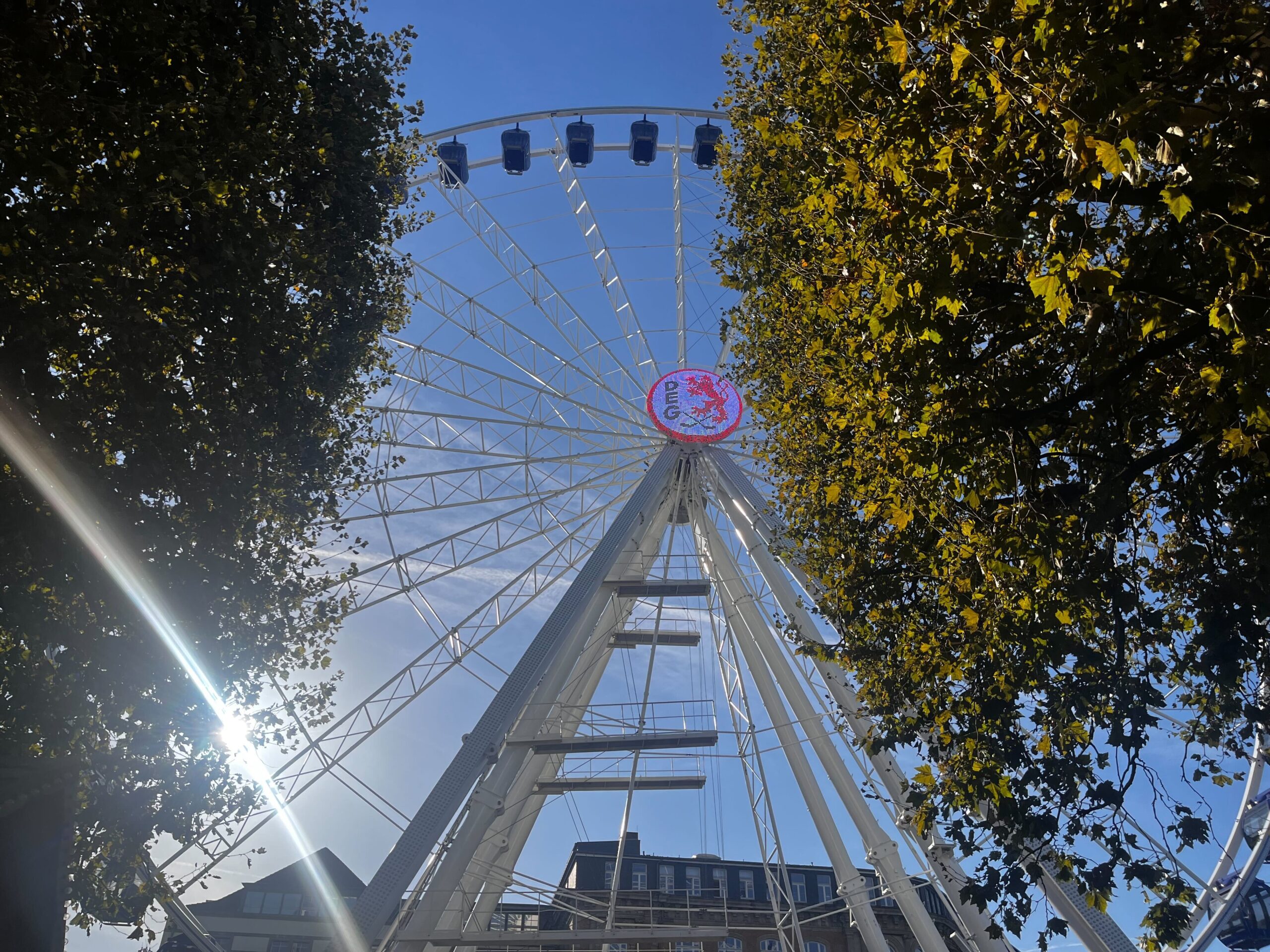 Das Wheel of Vision in Düsseldorf.